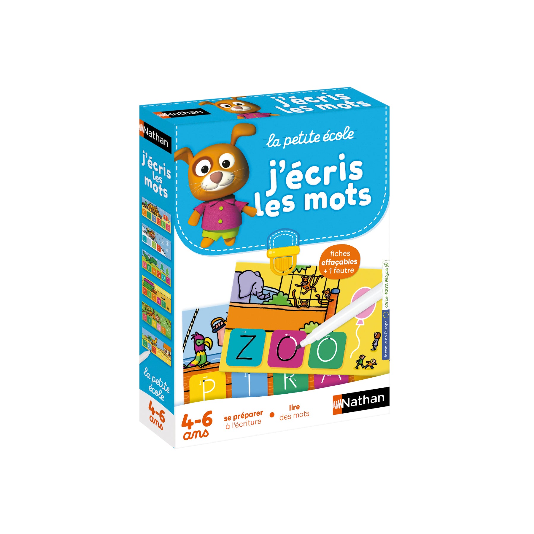 J'écris les lettres - Jeu éducatif pour appréhender l'écriture - Nathan J'écris les lettres - Jeu éducatif pour appréhender l'écriture - Nathan
