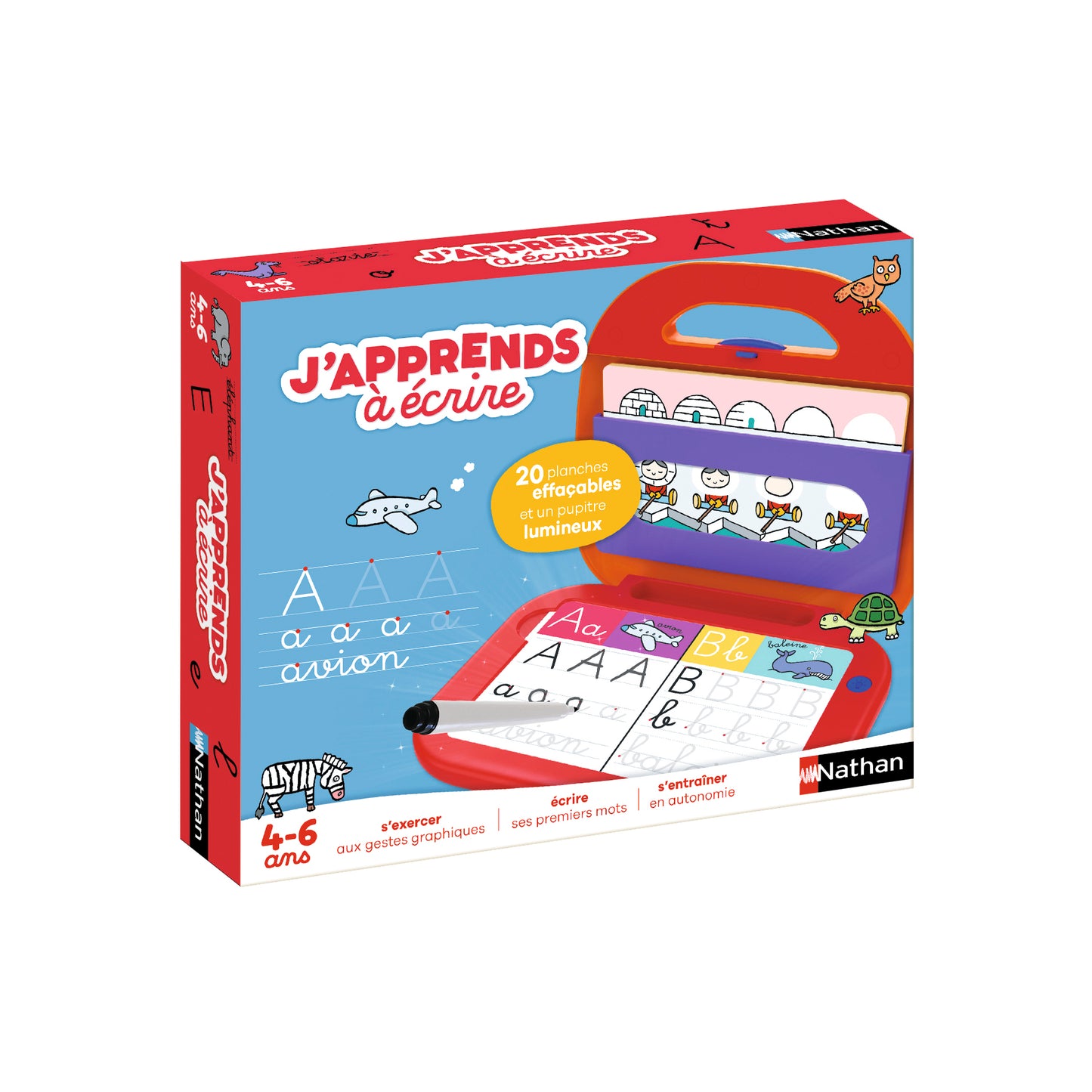 NATHAN - J'apprends à Ecrire - Jeux - Jouets NATHAN - J'apprends à Ecrire - Jeux - Jouets