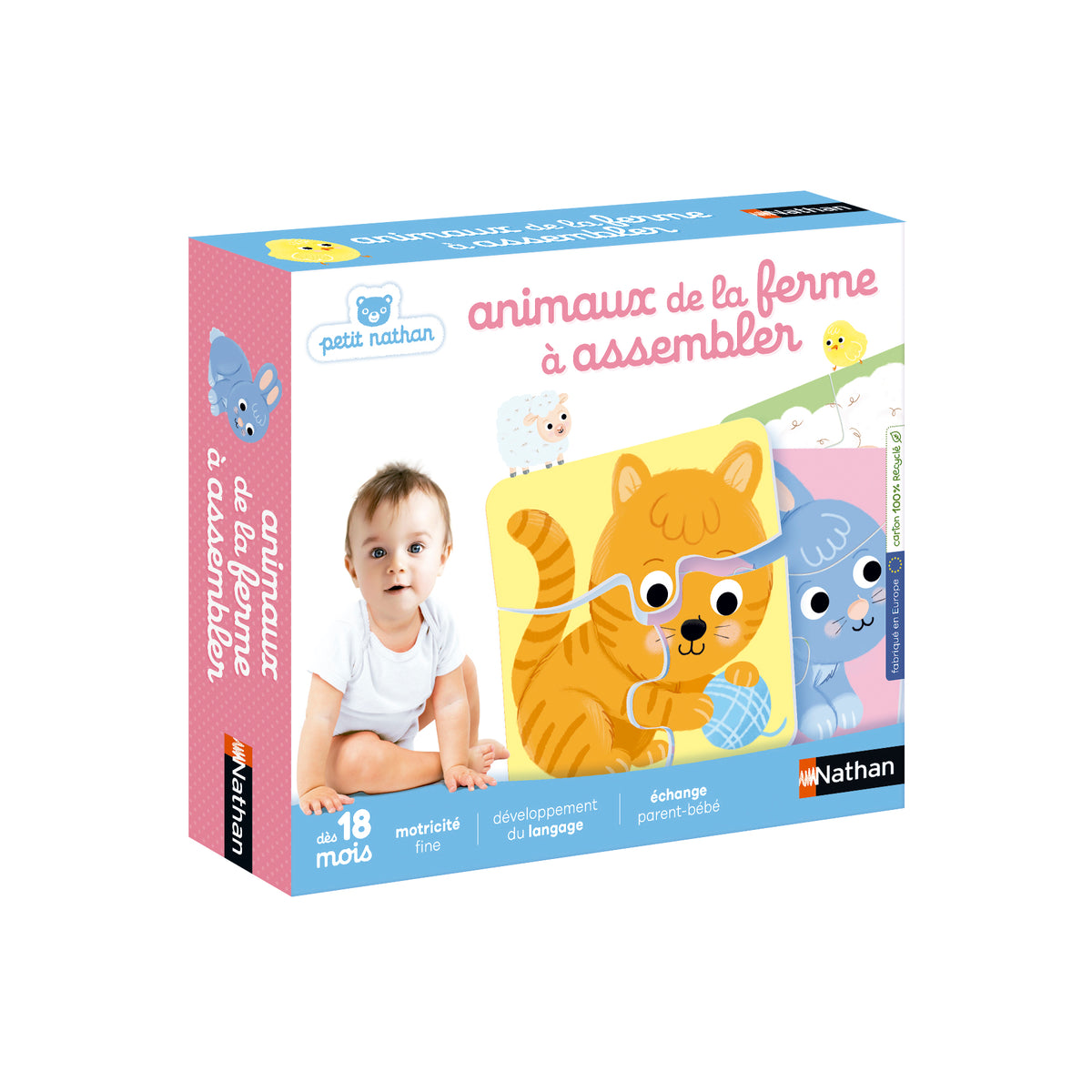 Puzzle 30 pièces - T'choupi à la ferme - Puzzle 4 ans - Puzzle enfant
